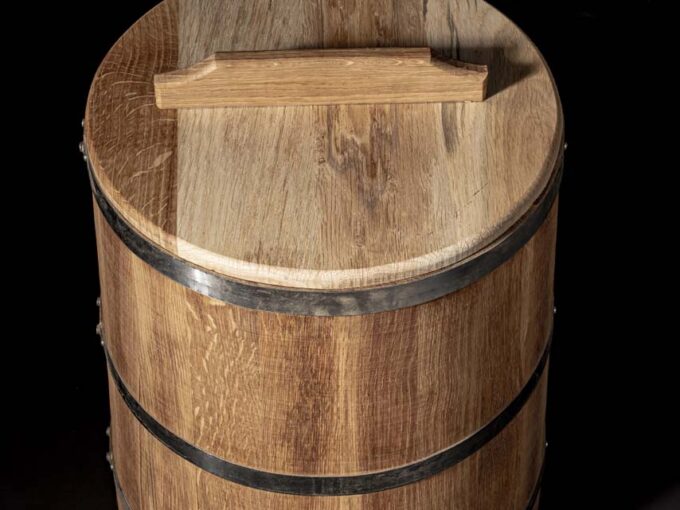 thumbnail image 2 of Unfinished Wooden Pickle Barrel 1-5/8 For Woodwork Craft By 2 of 10