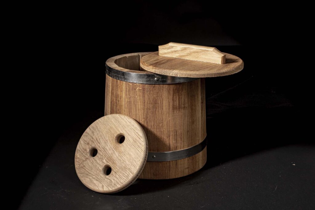 Handcrafted 1.3Gallon Pickle Barrel Elevate Your Pickling Experience